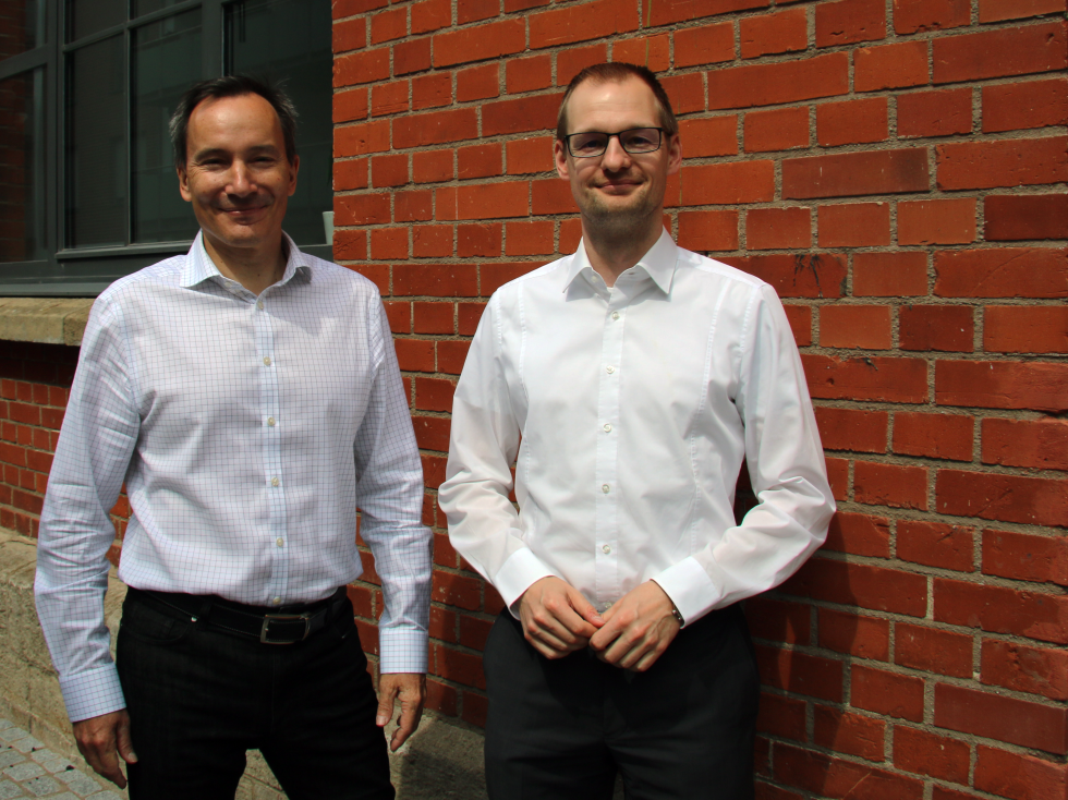 Marc Lehmann (l.) und bm|t Investment-Manager Stefan Jahn