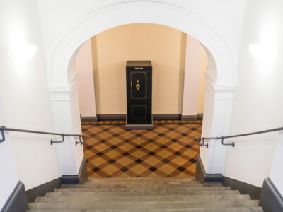 TAB Gebäude Treppenhaus der TAB