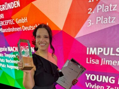CaLi Kulturbahnhof-Inhaberin Lisa Jimenez gewinnt 2024 den ThEx-Award in der Kategorie "Impulsgeberin".