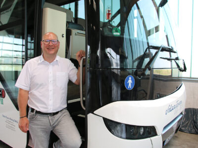 Mario König ist Geschäftsführer des Busunternehmens Salza-Tours König OHG.