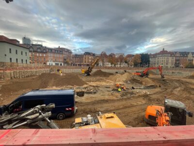 Sanierung von Altlasten in Jena-Zentrum.
