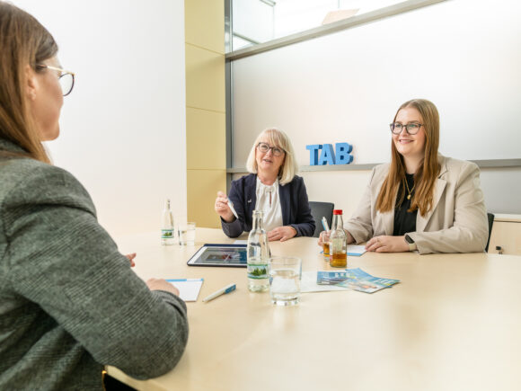 Personalgespräch in der TAB