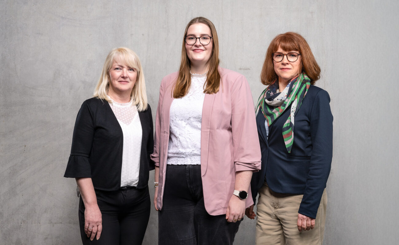 Grit Boger, Stella-Maria Weider und Andrea Rötsch