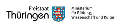 Logo Thüringer Ministerium für Bildung, Wissenschaft und Kultur rgb mitte