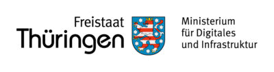 Logo Thüringer Ministerium für Digitales und Infrastruktur rgb mitte Logo des Thüringer Ministerium für Digitales und Infrastruktur
