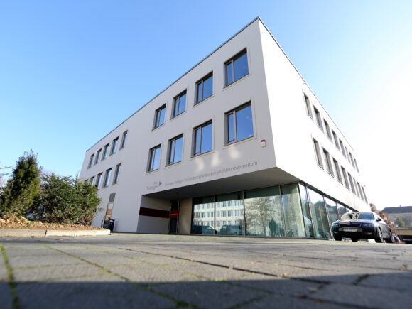 Das Thüringer Zentrum für Existenzgründungen und Unternehmertum - Gebäude in Erfurt.
