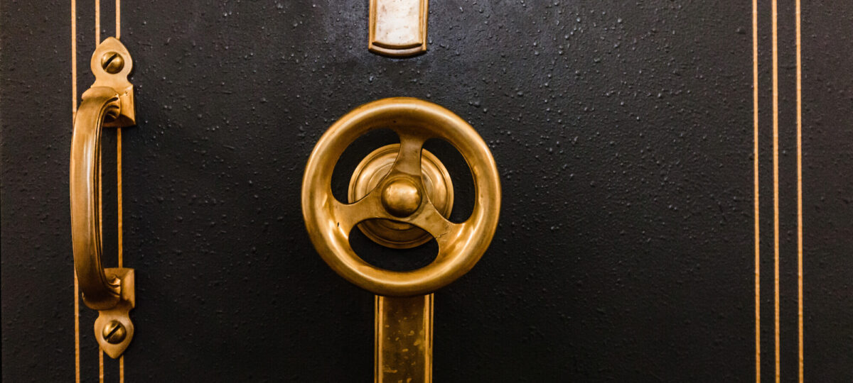 historische Tresortür