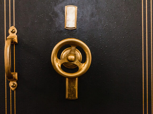 historische Tresortür