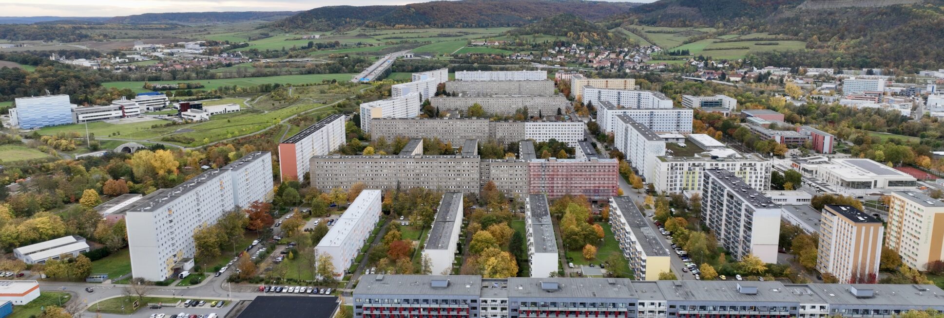 Das smarte Quartier der jenawohnen GmbH in Jena-Lobeda.