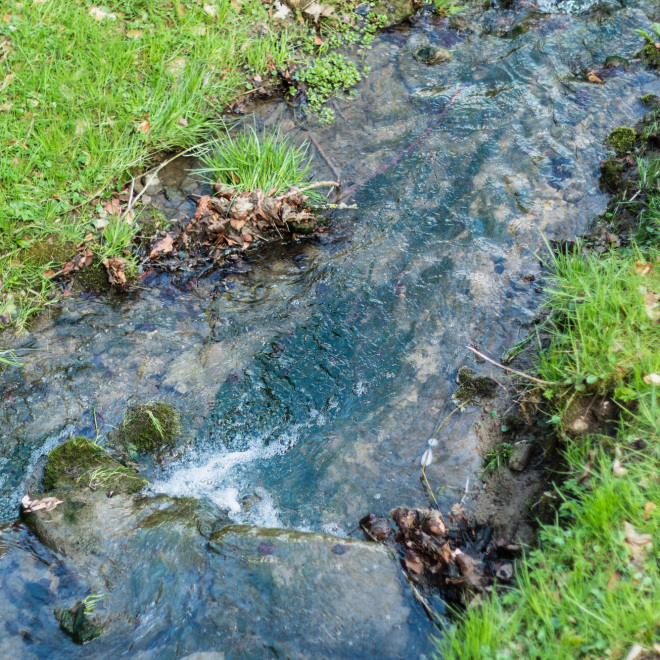 Finanzierung der Gewässerunterhaltung an Gewässern zweiter Ordnung (im Bild: ein Fluss in Thüringen)