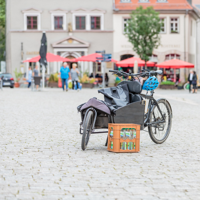 Förderung für Lastenräder: Cargobike Invest (im Bild: ein Lastenrad)