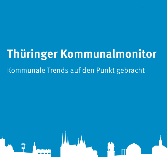 Thüringer Kommunalmonitor: Kommunale Trends auf den Punkt gebracht. Eine Studie im Auftrag der Thüringer Aufbaubank. (Im Bild: Schriftzug 