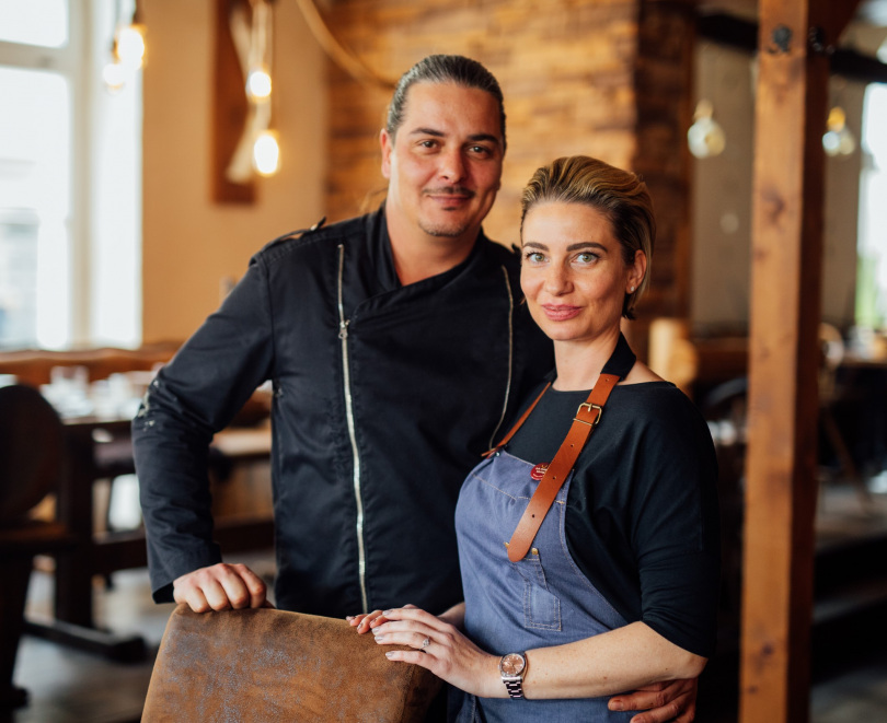 #Zuversicht: Texas Steakhaus in Erfurt (im Bild: die Inhaber Katharina & Christian Isecke)