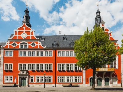 Thüringer Kommunalmonitor 2019: Im Bild zu sehen ist das Rathaus in Arnstadt. Thüringer Kommunalmonitor 2019: Im Bild zu sehen ist das Rathaus in Arnstadt.